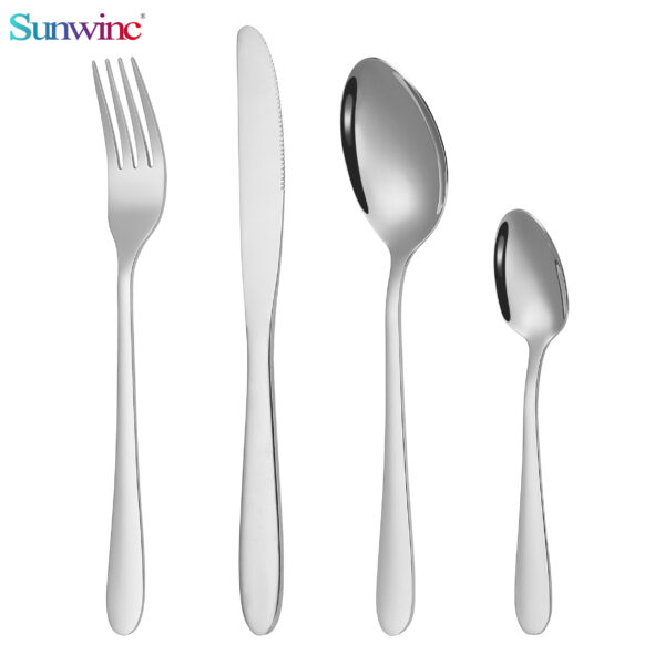 sw 007 high quality fork knife and spoon set stainless steel cutlery stainless steel flatware for restaurant (复制)