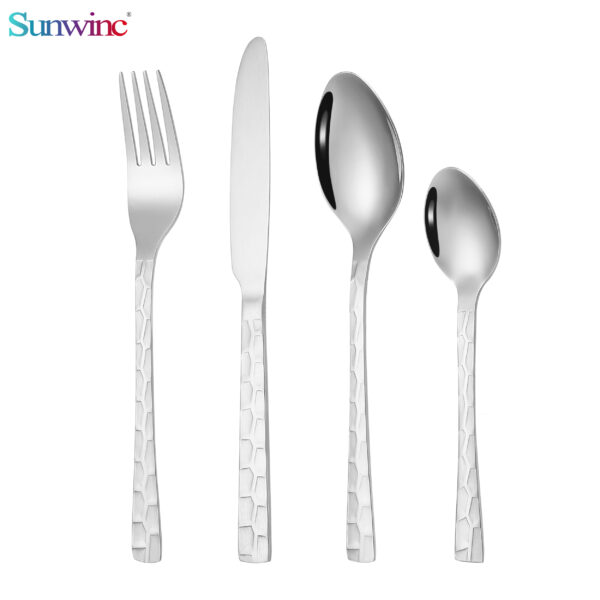 sw 007 high quality fork knife and spoon set stainless steel cutlery stainless steel flatware for restaurant (复制)