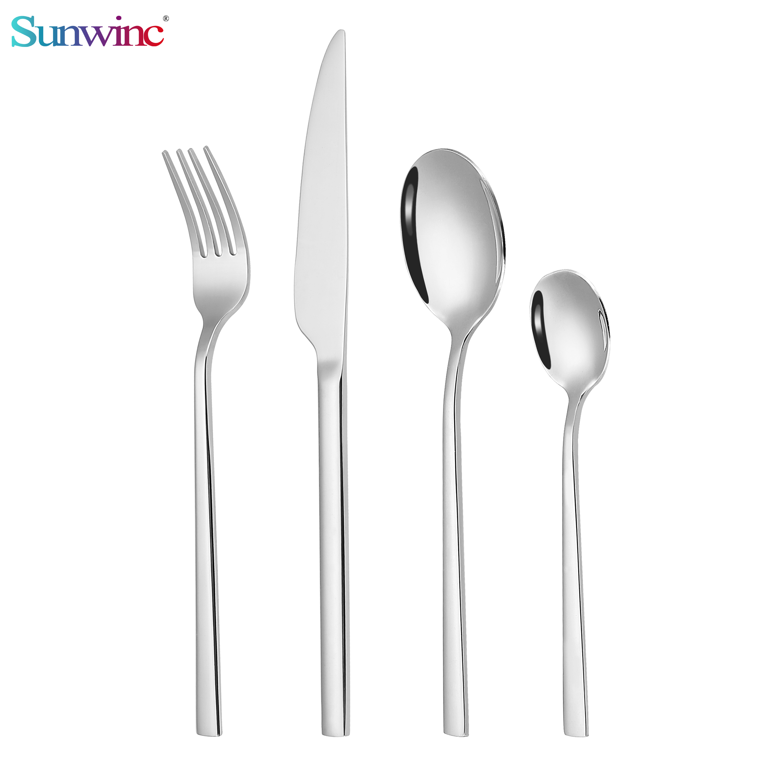 sw 007 high quality fork knife and spoon set stainless steel cutlery stainless steel flatware for restaurant (复制)