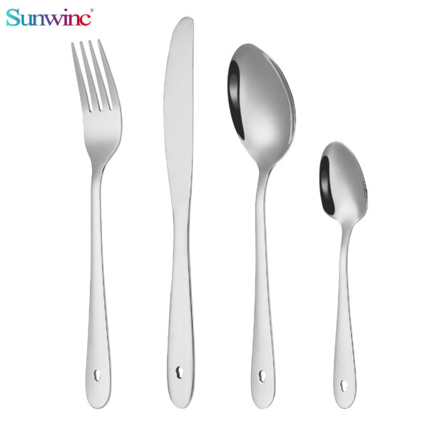 sw 007 high quality fork knife and spoon set stainless steel cutlery stainless steel flatware for restaurant (复制)