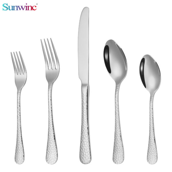 sw 007 high quality fork knife and spoon set stainless steel cutlery stainless steel flatware for restaurant (复制)