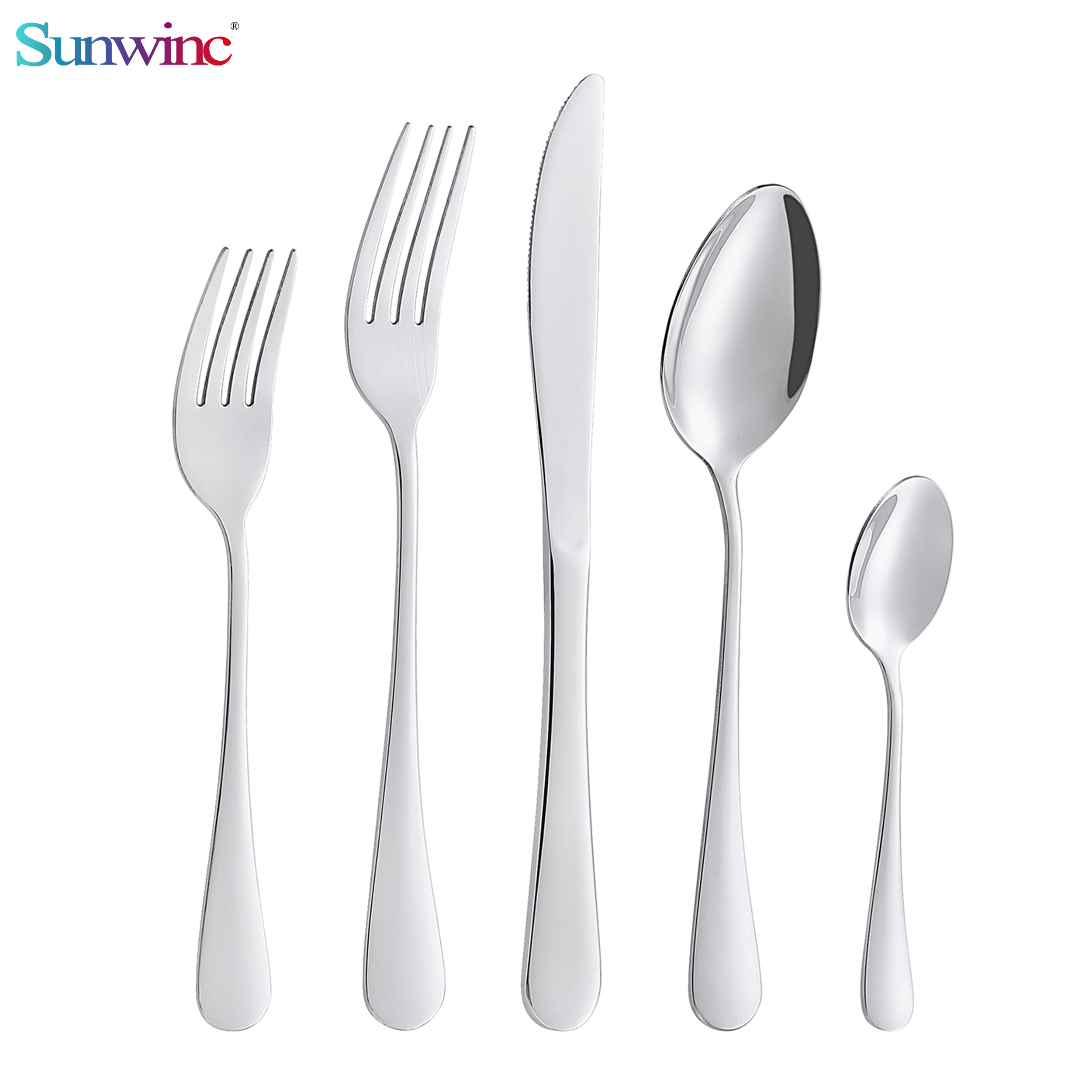 sw 007 high quality fork knife and spoon set stainless steel cutlery stainless steel flatware for restaurant (复制)