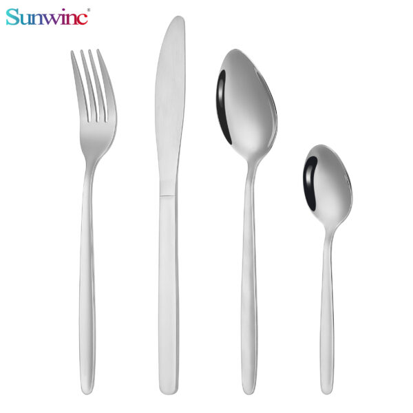 sw 007 high quality fork knife and spoon set stainless steel cutlery stainless steel flatware for restaurant (复制)