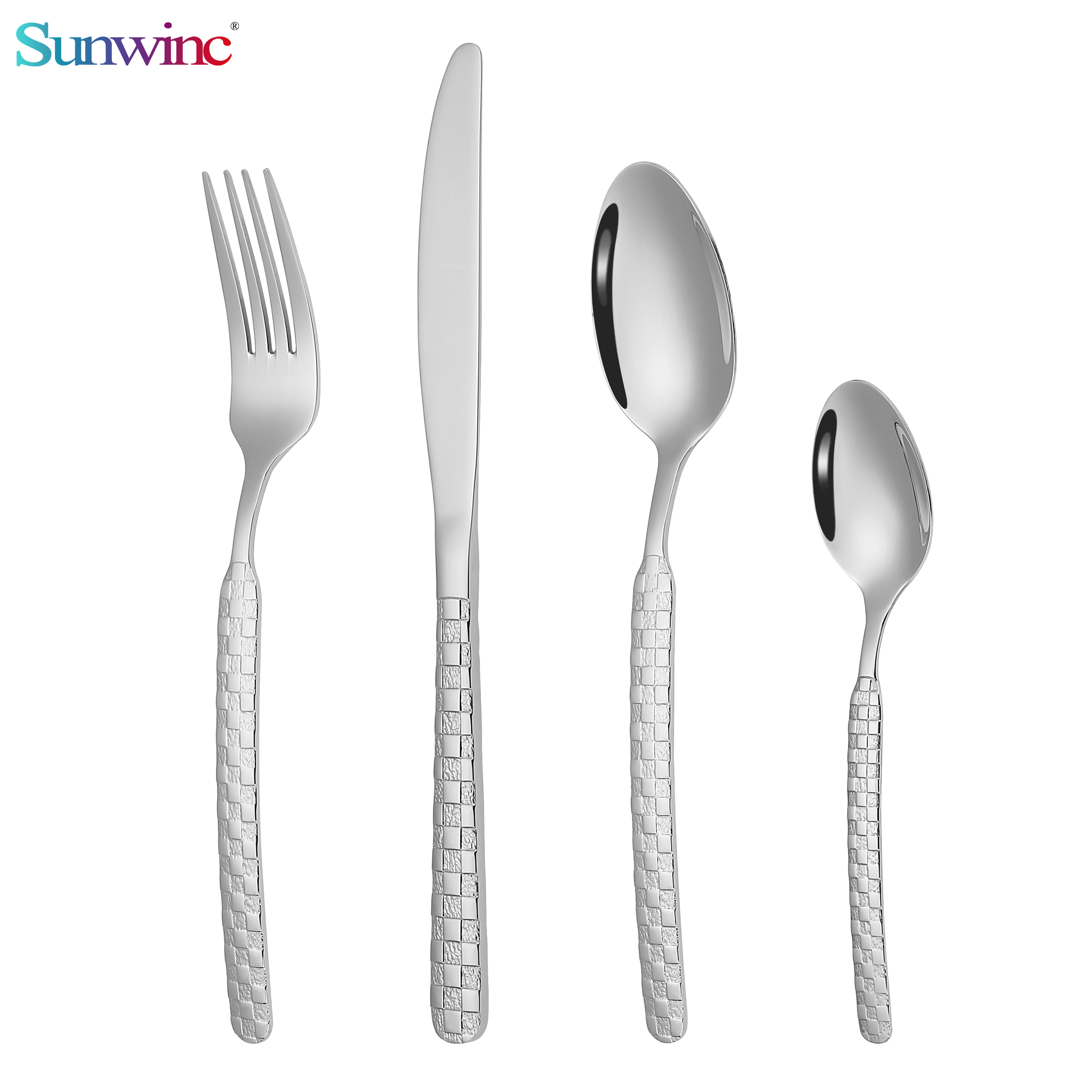 sw 007 high quality fork knife and spoon set stainless steel cutlery stainless steel flatware for restaurant (复制)