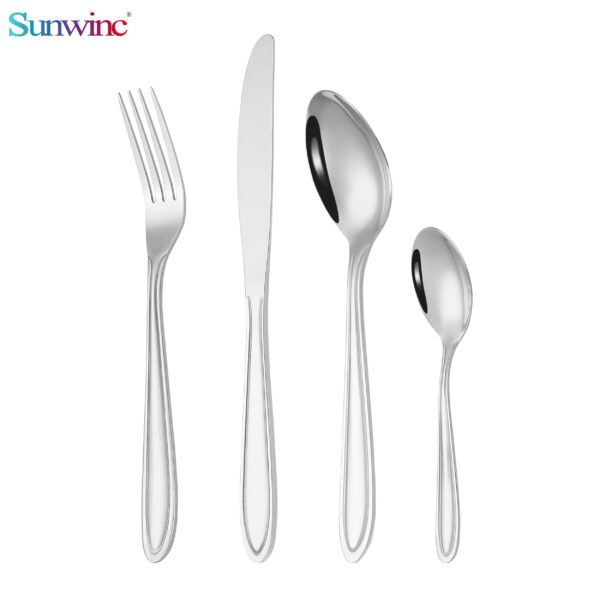 sw 007 high quality fork knife and spoon set stainless steel cutlery stainless steel flatware for restaurant (复制)