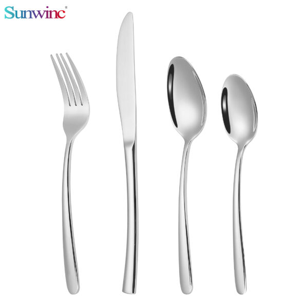 sw 044 trending products 2024 new arrivals martillos 304 acero inoxidable cuchillo tenedor y cuchara juego cubiertos