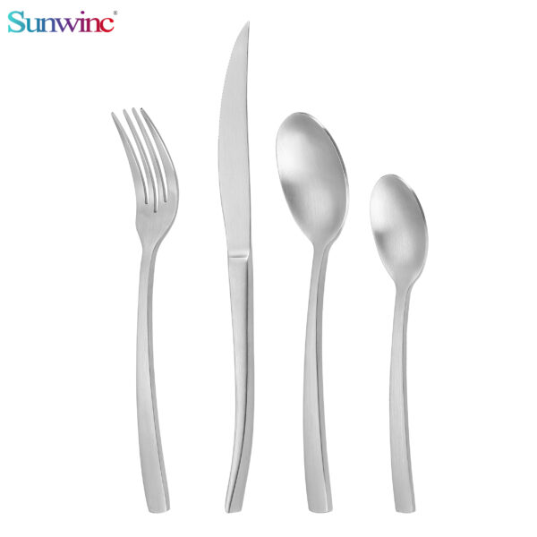 sw 044 trending products 2024 new arrivals hammers 304 stainless steel knife fork and spoon set cutlery