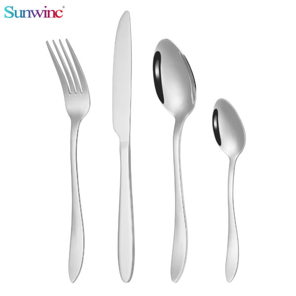 sw 044 trending products 2024 new arrivals hammers 304 stainless steel knife fork and spoon set cutlery