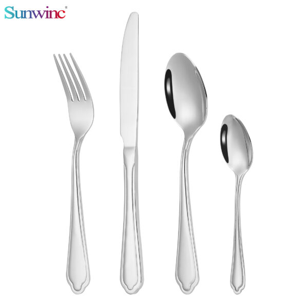 trending products 2024 new arrivals hammers 304 stainless steel knife fork and spoon set cutlery