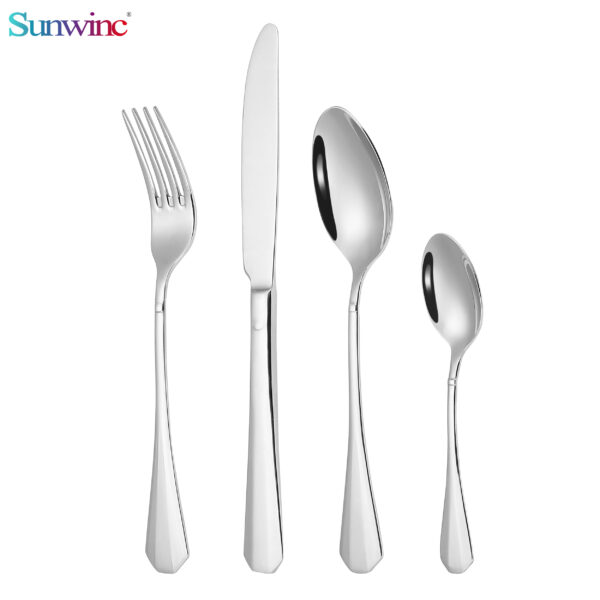 sw 044 trending products 2024 new arrivals hammers 304 stainless steel knife fork and spoon set cutlery