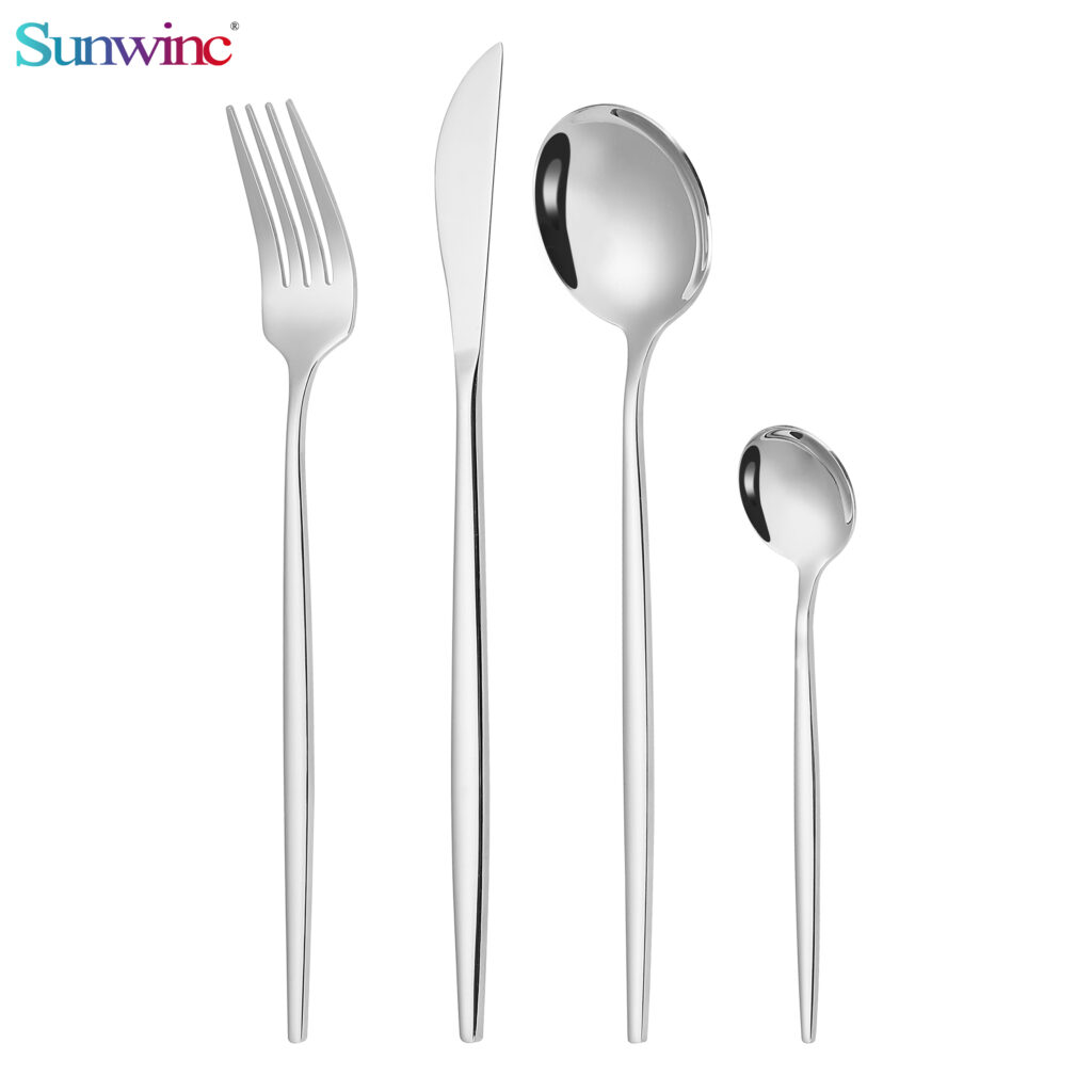 sw 044 trending products 2024 new arrivals hammers 304 stainless steel knife fork and spoon set cutlery