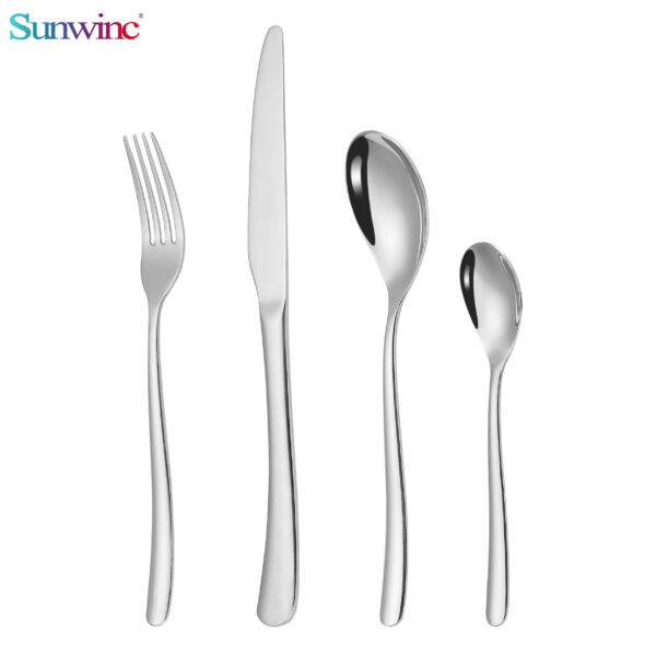 sw 044 trending products 2024 new arrivals hammers 304 stainless steel knife fork and spoon set cutlery