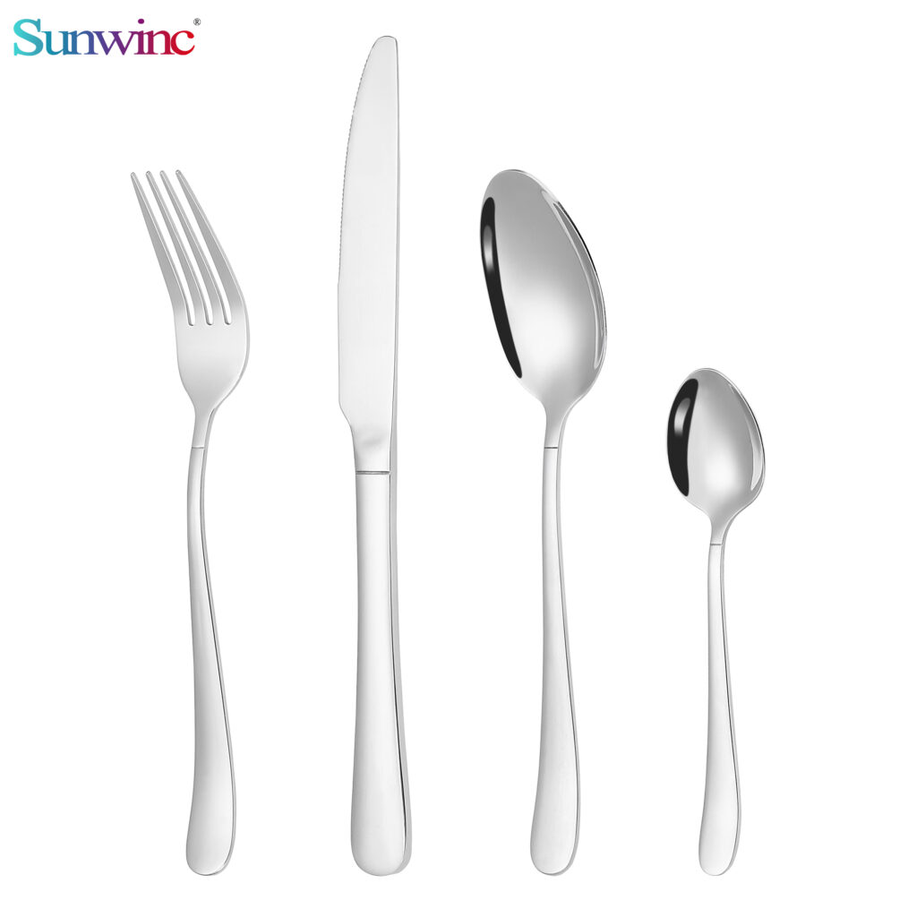 sw 044 trending products 2024 new arrivals hammers 304 stainless steel knife fork and spoon set cutlery