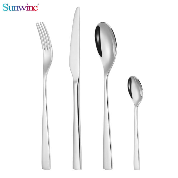 sw 044 trending products 2024 new arrivals hammers 304 stainless steel knife fork and spoon set cutlery