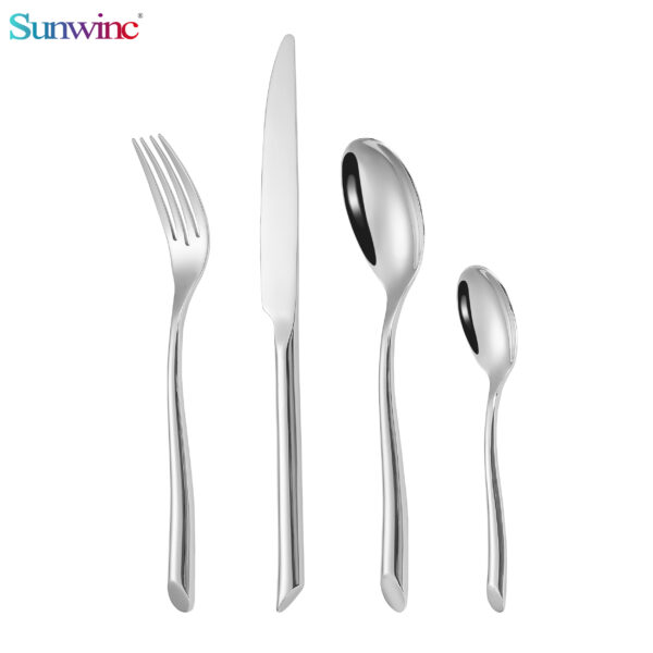 sw 044 trending products 2024 new arrivals martillos 304 acero inoxidable cuchillo tenedor y cuchara juego cubiertos