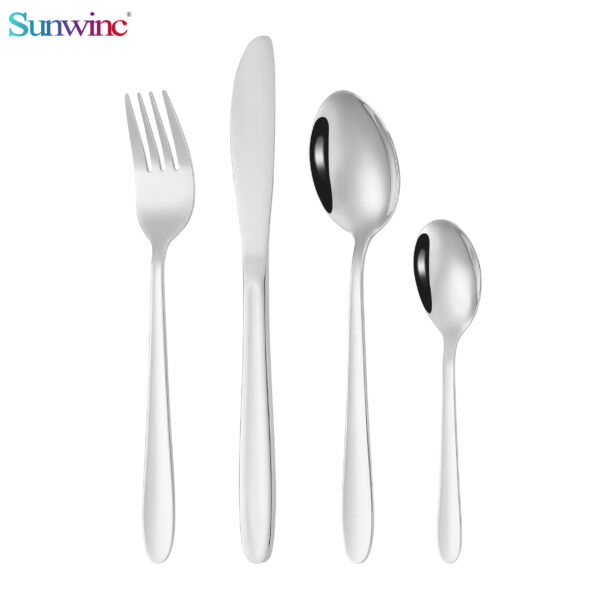 sw 044 trending products 2024 new arrivals hammers 304 stainless steel knife fork and spoon set cutlery