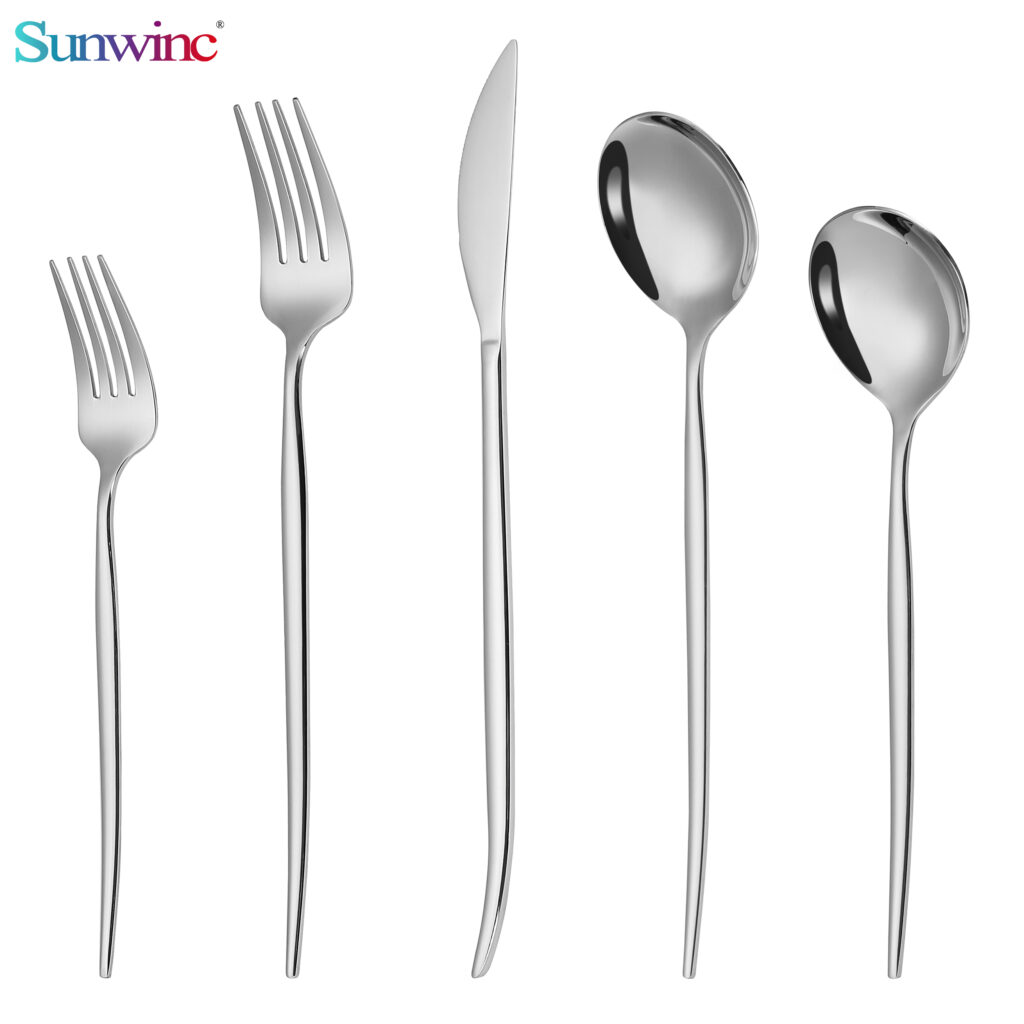 sw 044 trending products 2024 new arrivals hammers 304 stainless steel knife fork and spoon set cutlery